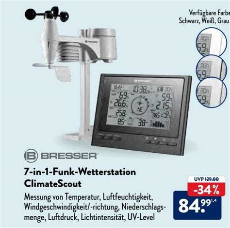 Bresser In Funk Wetterstation Climatescout Angebot Bei Aldi S D