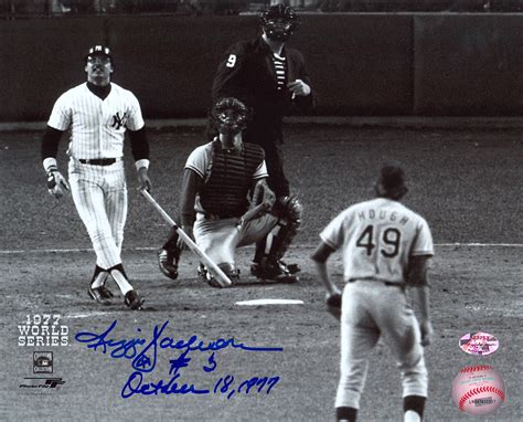 Reggie Jackson autographed 1977 World Series HR3 8×10 Photo Yankees ...