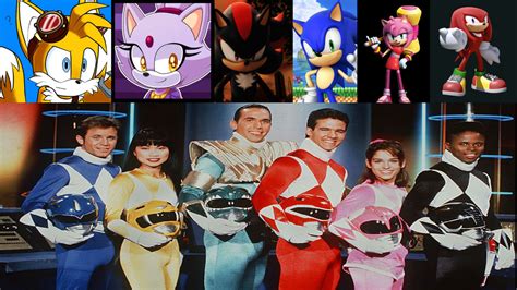 Mighty Morphin Sonic Rangers By Peteyplays On Deviantart