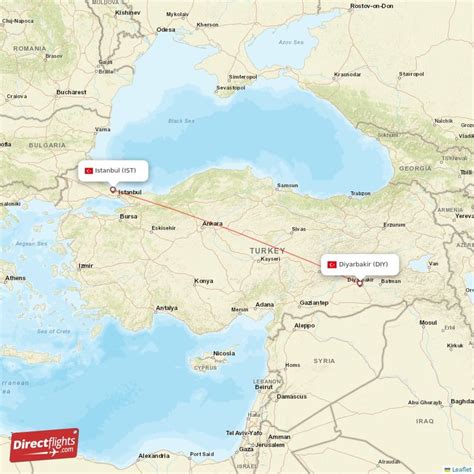 Direct Flights From Istanbul To Diyarbakir Ist To Diy Non Stop