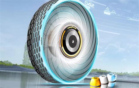 Goodyear เปดตวยาง Concept ใหม reCharge เปลยนยางใหมไดดวยแคปซล