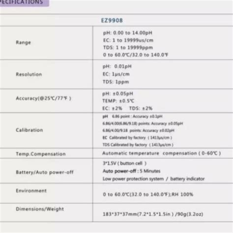 Jual Alat Ukur Digital Kualitas Air Ph Tds Ec Temp Meter Ez 9908