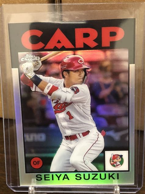 Yahooオークション 鈴木 誠也 2021 Topps Chrome Npb インサート