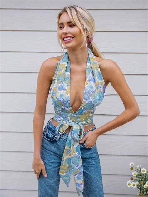 V Neck Halter Top Sewing Pattern Jaynecaliana