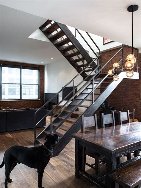 20+ Industrial Style Stair Railing – The Urban Decor