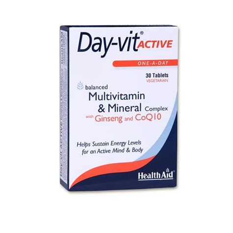 H Aid Day Vit Active Multivitamins And Minerals Pack Of 30 Limassol Pharmacy