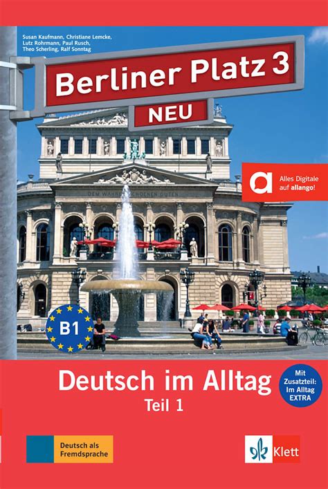 Berliner Platz 3 NEU Lehr Und Arbeitsbuch Teil 1 Klett Sprachen