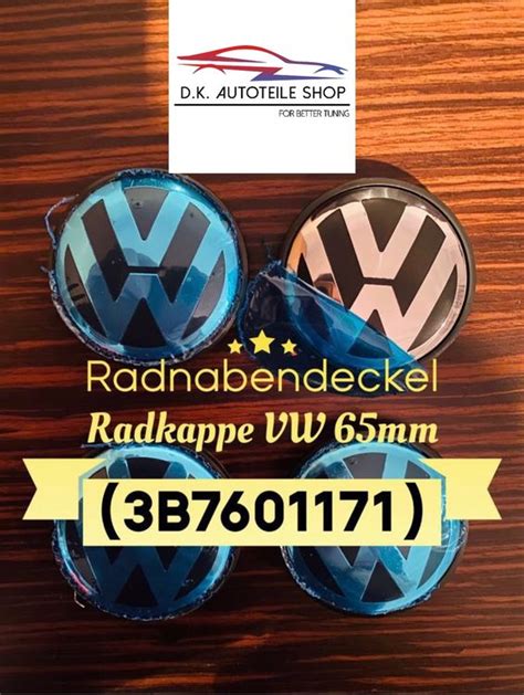 VW Nabendeckel 65 Mm Radnaben Nabenkappen Felgendeckel NEU Kaufen Auf