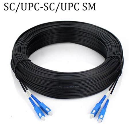 FIBER OPTIK PRECON 2 Core SC SC UPC 200 Meter FO Cable Bleza Computer