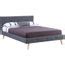 Id Market Lit Double Scandinave Oslo X Cm Tissu Gris Anthracite