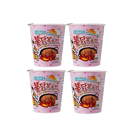 Buy Samyang Carbo Hot Chicken Flavour Raman Cup Noodles Mg Pack Pack Of Imported