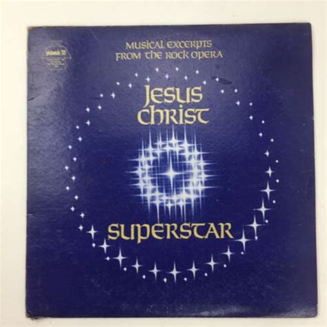 Jesus Christ Superstar Musical Excerpts LP Record Album Vinyl EBay