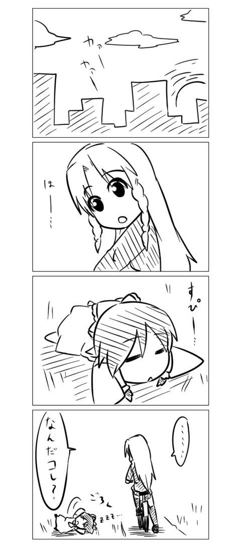 The Big Imageboard Tbib 4koma Chibi Comic Contemporary Greyscale