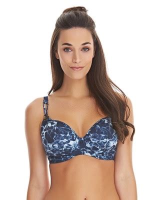 Freya Storm AS Midnight UW Non Padded Plunge Swim Bikini Top NWT EBay