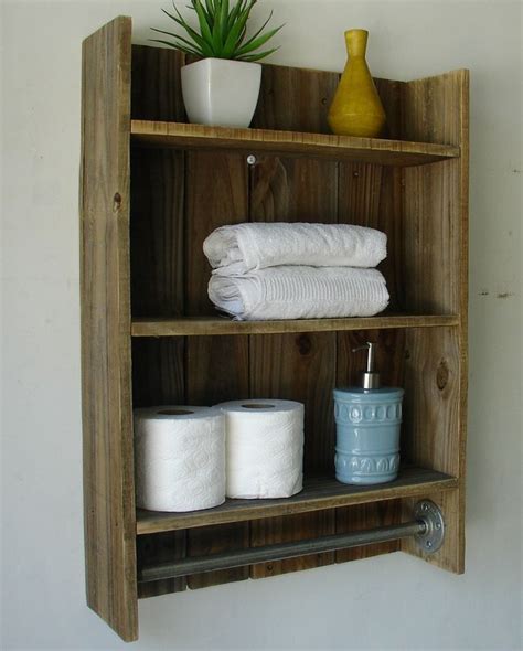 Awesome Wood Bathroom Shelf Bathroom Ideas Pinterest Medicine Storage Wooden Shelves And