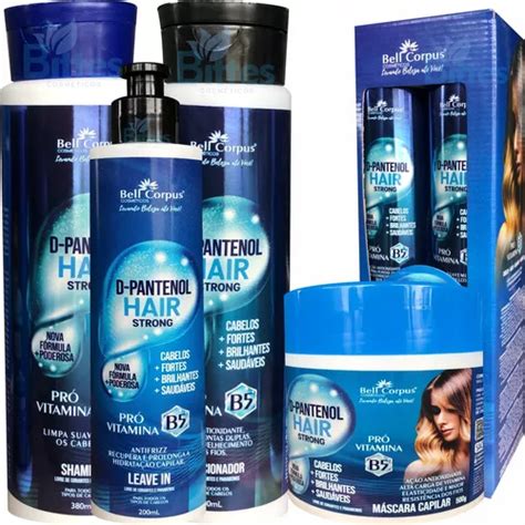 Kit Hidratação Capilar D Pantenol Bell Corpus Cosméticos Parcelamento