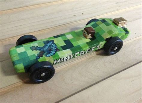 Minecraft Pinewood Derby Car Pinewood Derby Pinterest