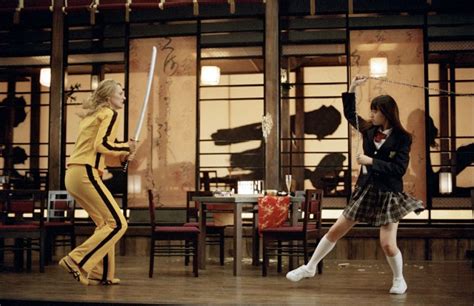 Kill Bill Uma Thurman Chiaki Kuriyama Dir Quentin Tarantino