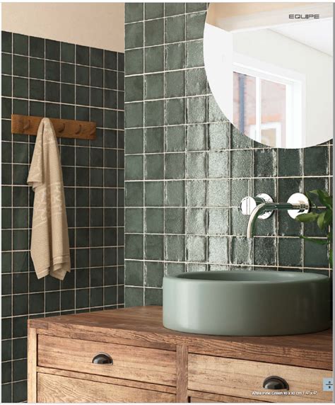 ALTEA Pine Green Subways 75150 100100 Tile Stone Gallery