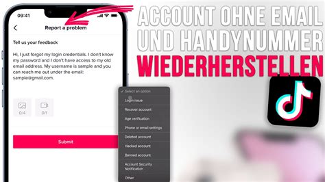 Tiktok Account Passwort Vergessen Ohne Email Und Telefonnummer