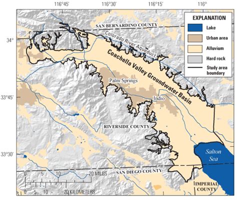 Coachella Valley Aquifer Map