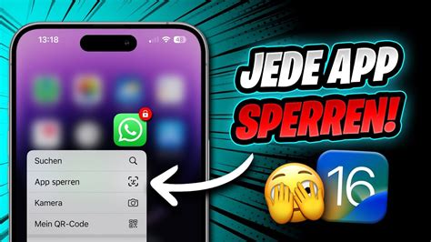 Iphone Apps Sperren Mit Face Id Code Neues Ios Update Youtube