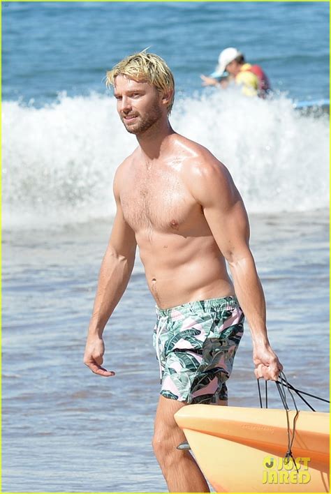 Patrick Schwarzenegger Shows Off Fit Physique During Beach Day In Maui