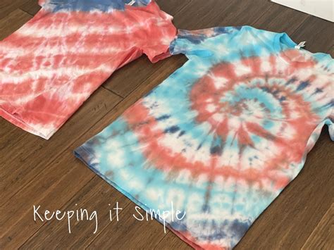 4th of July Tie Dye Shirts - Keeping it Simple