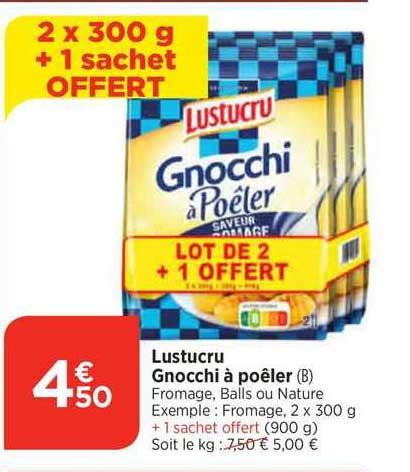 Promo Lustucru Gnocchi à Poêler chez Bi1 iCatalogue fr