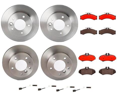 Brembo Brake Pads And Rotors Kit Front And Rear 285mm 272mm