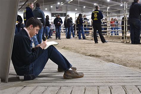 Nearly 600 Students Compete In District Livestock Judging Contest At