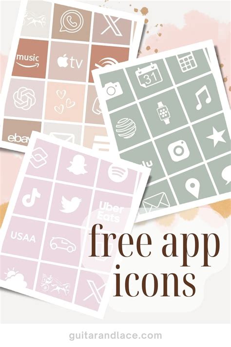 Free aesthetic app icons for your phone devices – Artofit