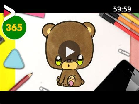 Comment Dessiner Un Ours Kawaii Dessins Faciles Kawaii Comment