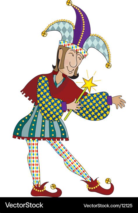 Jester Royalty Free Vector Image Vectorstock