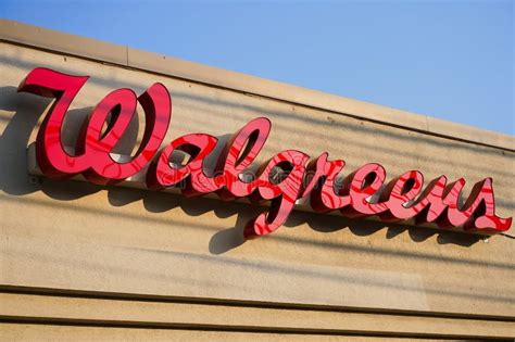 Walgreens Boots Alliance Drug Store Pharmacy Exterior Logo Signage ...