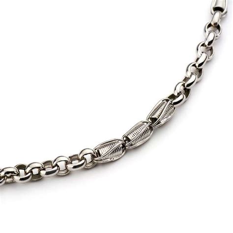 Platinum Fancy Chain Necklace Rich Diamonds