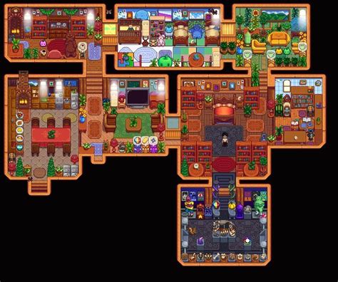 Stardew Valley Farmhouse | Stardew valley, Stardew valley layout ...