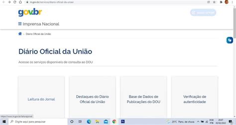 Consultar Nome No Diário Oficial - Como consultar o Diário Oficial da União online