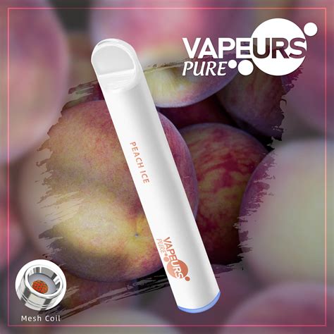 Vapeurs Pure 600 Puff Bar Nicotine Free Wape Vape Pen 2ml Mesh Coil E