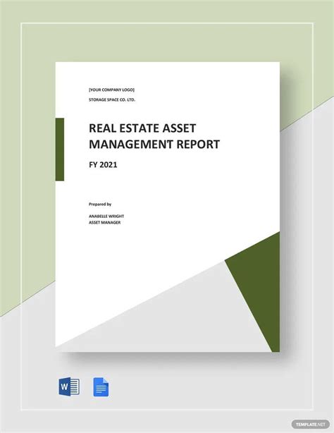 Asset Management Report Template Prntbl Concejomunicipaldechinu Gov Co