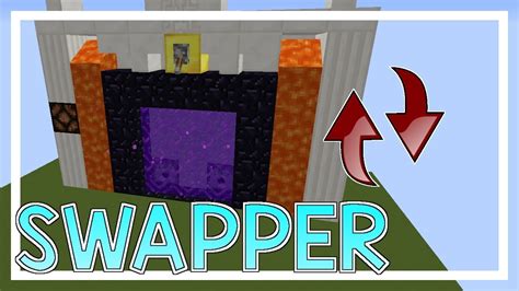 Hoe Maak Je Een Nether Portal Swapper Survival Machines Youtube