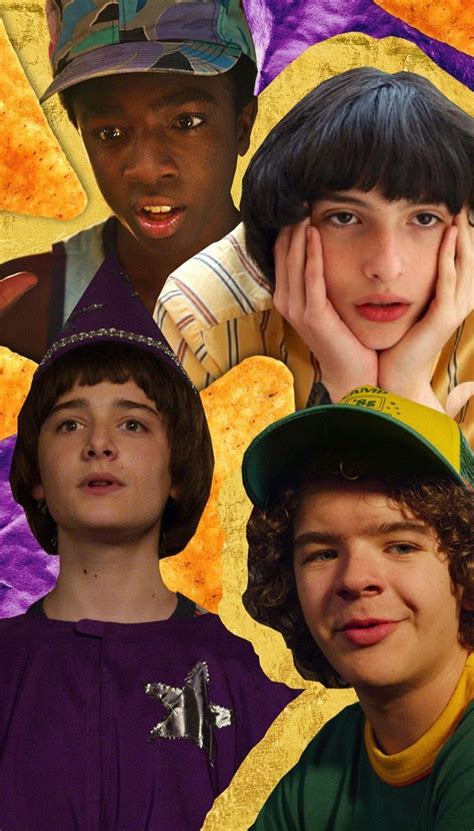 Stranger Things Dustin Mike Lucas Will Netflix Idk2 Personagens De