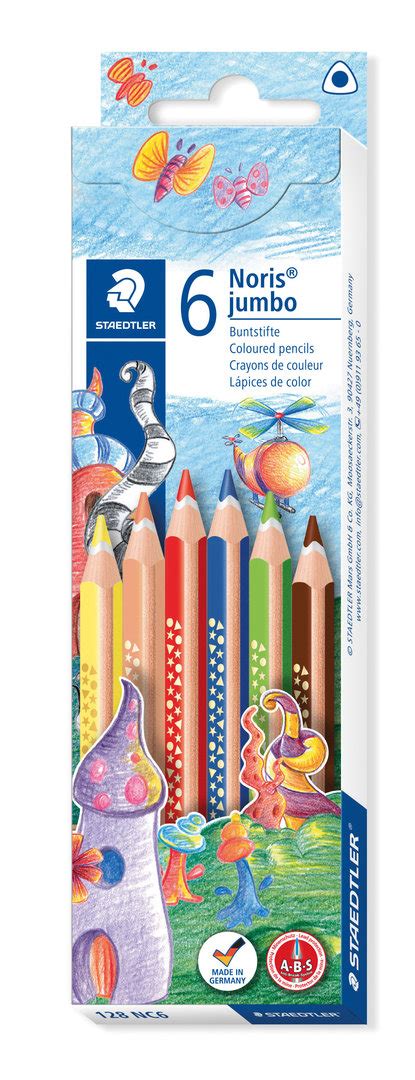 Farbstift Noris Club 6St Etui Staedtler Jumbofarbstift