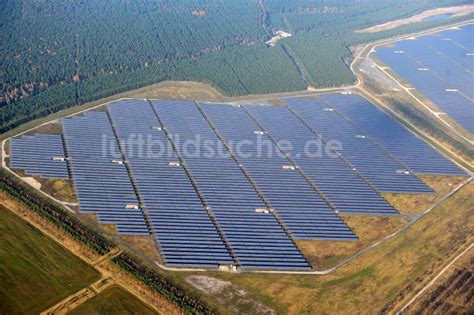 Lichterfeld Schacksdorf Aus Der Vogelperspektive Solarpark Lichterfeld