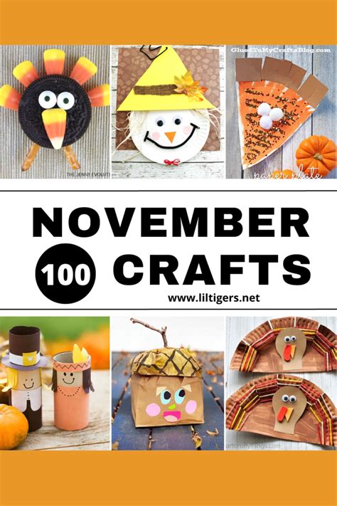 110 Easy November Crafts for Kids - Lil Tigers