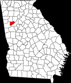 Douglas County on the satellite map of Georgia 2024. Actual satellite ...