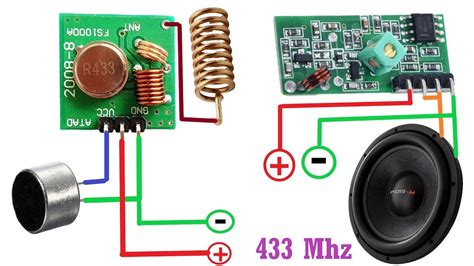 How To Make Transmit Voice With 433 Mhz Transceiver Module 433 Mhz