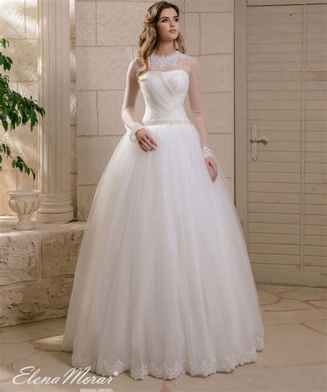 Robe De Mariage Princesse Manches Longues Asya