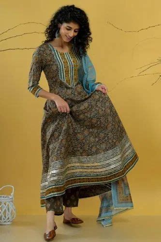 RITA 07 Cooton Print Full Ghera Anar Kali Suit At Rs 1890 In Surat ID