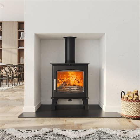 Ottawa Deluxe Wide Tall Defra Approved Kw Ecodesign Wood Burning Stove